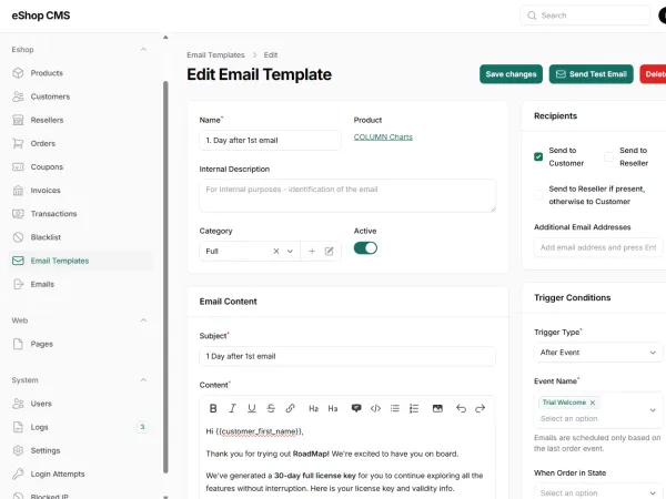 Globální e-shop s digitálními licencemi